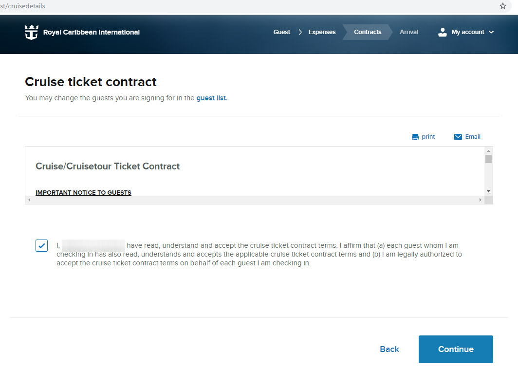 How to complete Royal Caribbean online checkin Royal Caribbean Blog