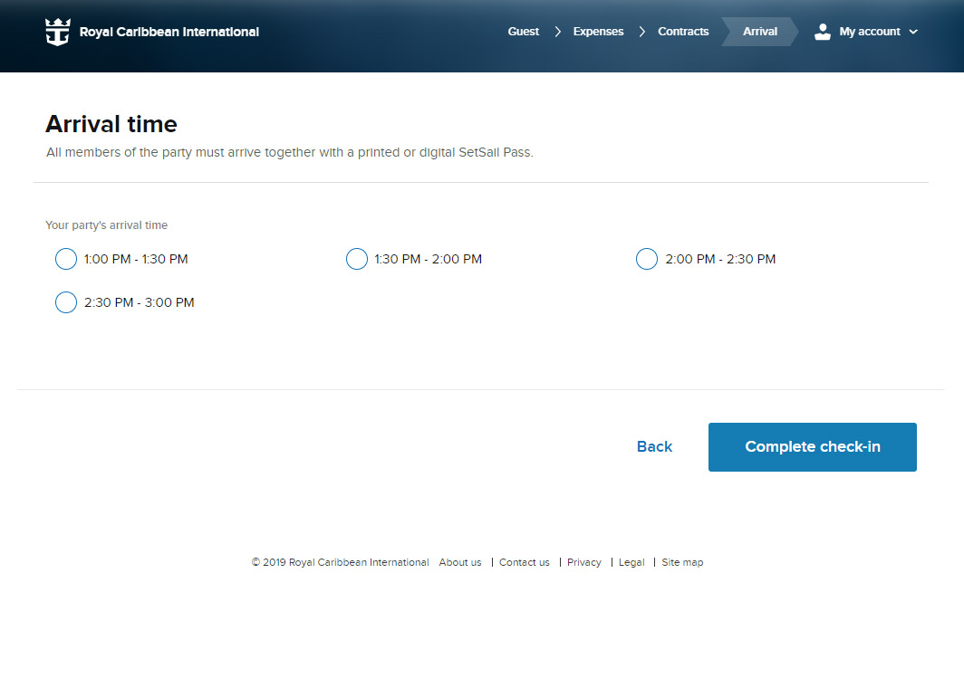 How to complete Royal Caribbean online checkin Royal Caribbean Blog