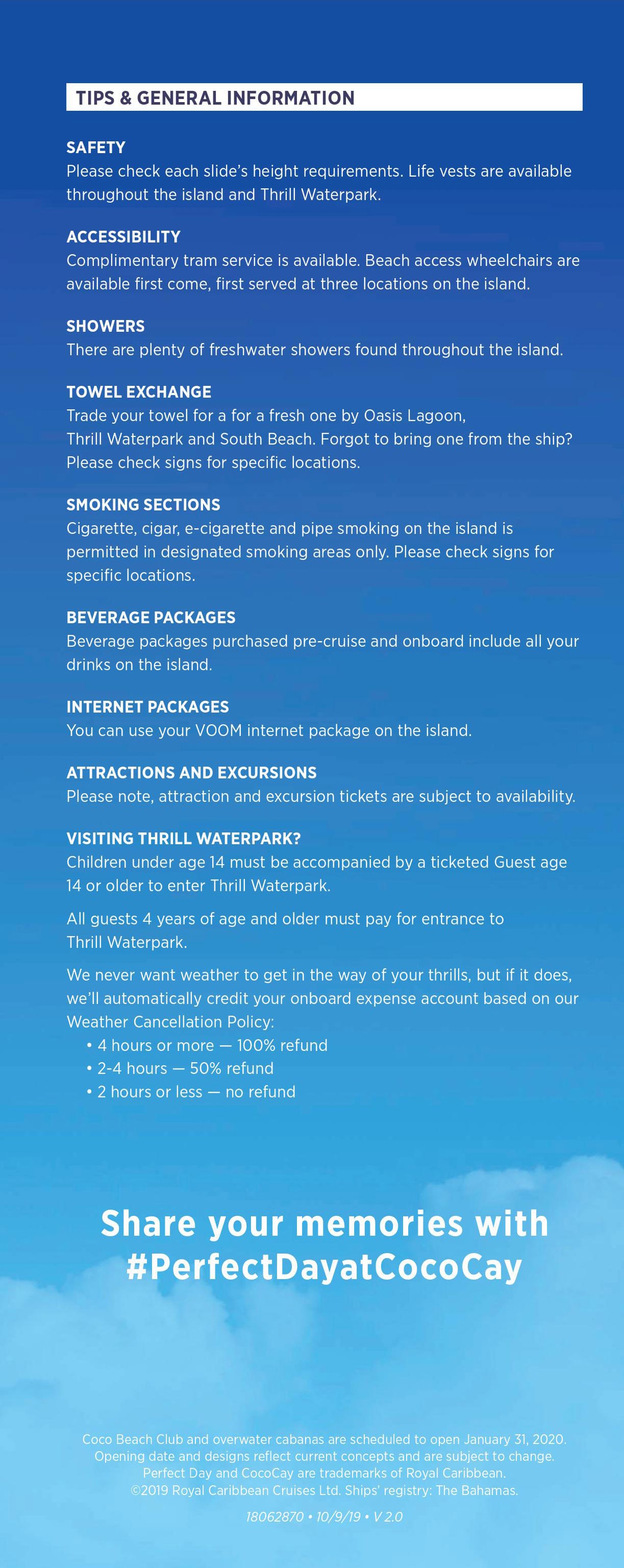 View The Perfect Day At Cococay 2020 Map Royal Caribbean Blog