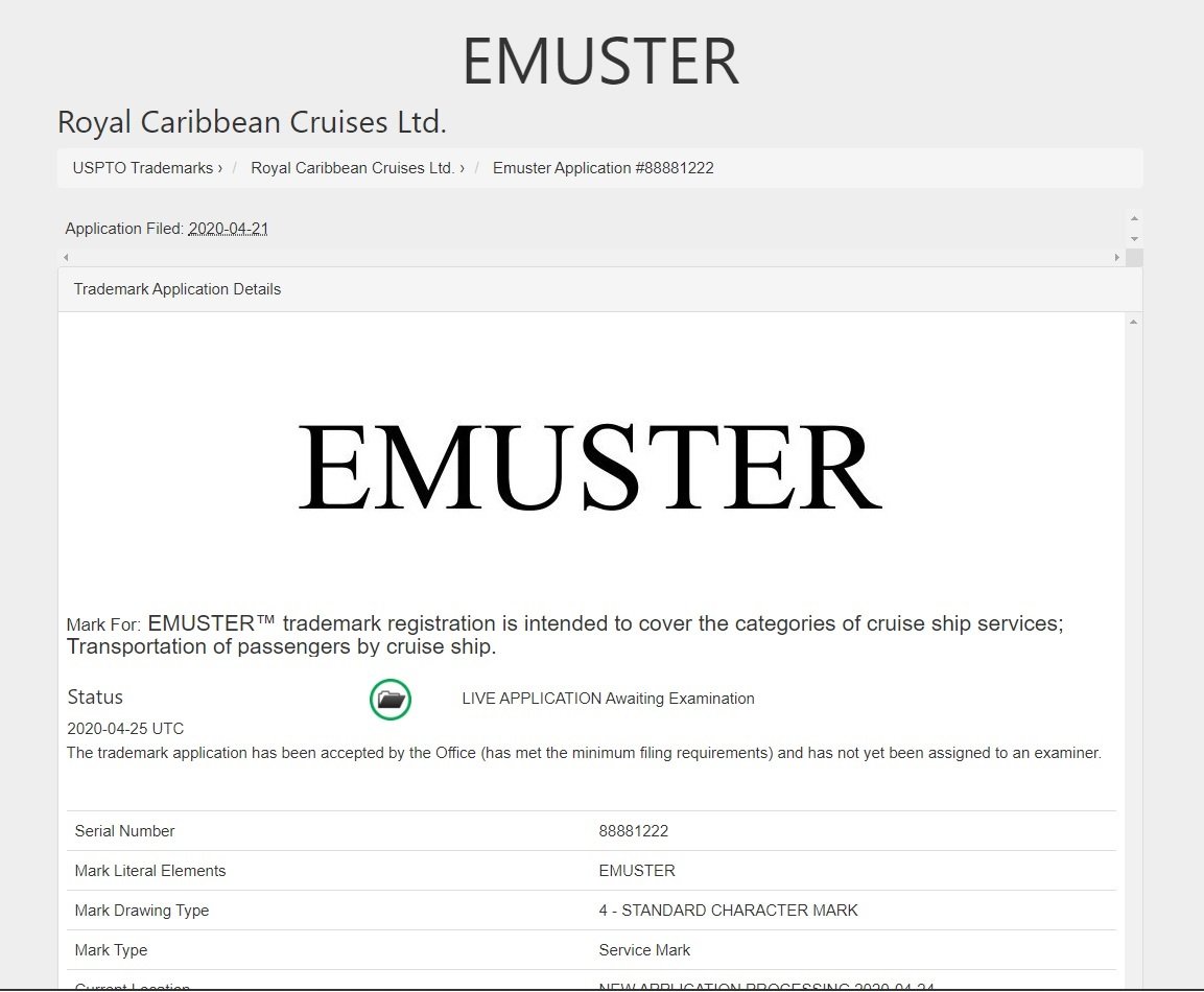 Royal Caribbean files trademark for possible electronic ...