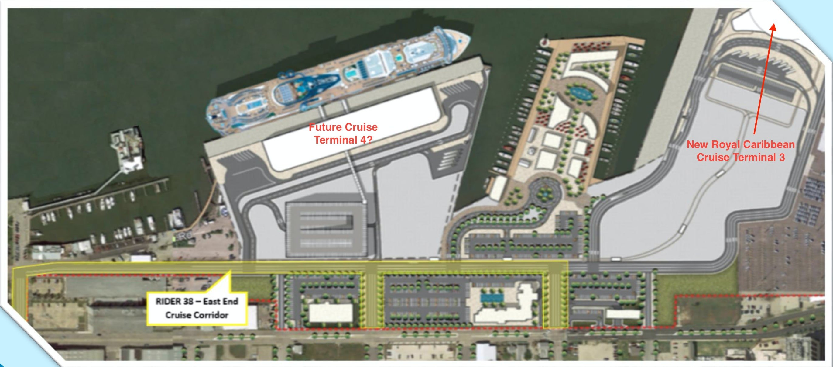 royal caribbean cruises parking