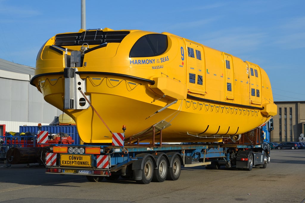 cruise line lifeboat