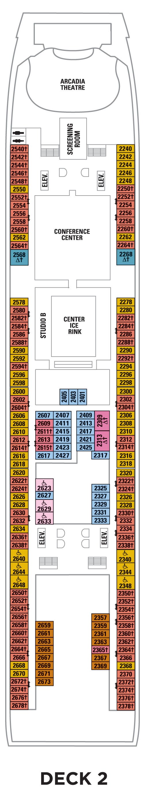 Deck 2 Freedom of the Seas Deck Plans Royal Caribbean Blog