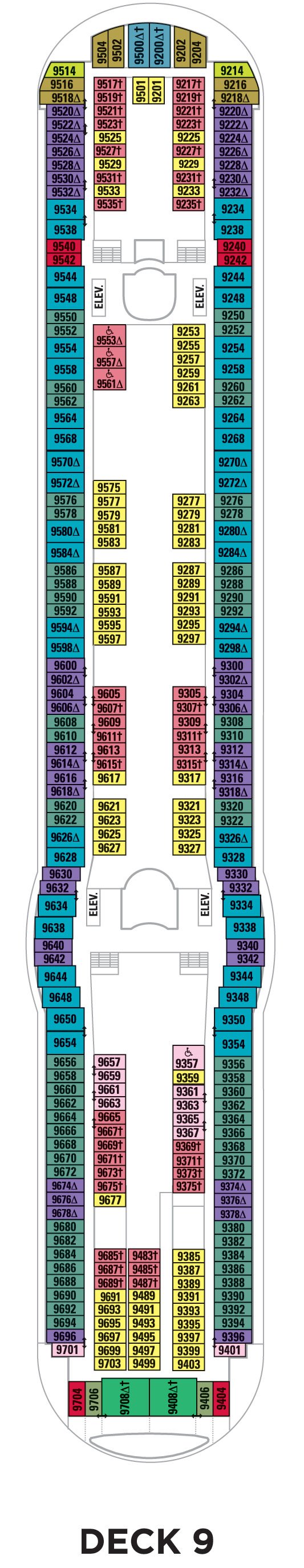 Deck 9 Liberty of the Seas Deck Plans Royal Caribbean Blog