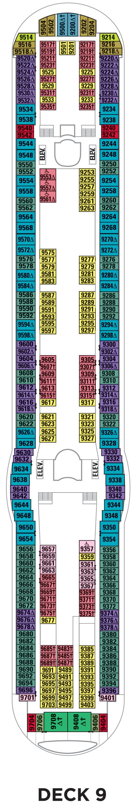 Independence Of The Seas Deck Plan 9 - Cruise Gallery