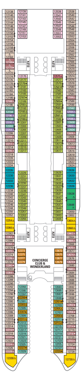 Deck 12 Oasis Of The Seas Deck Plans Royal Caribbean Blog