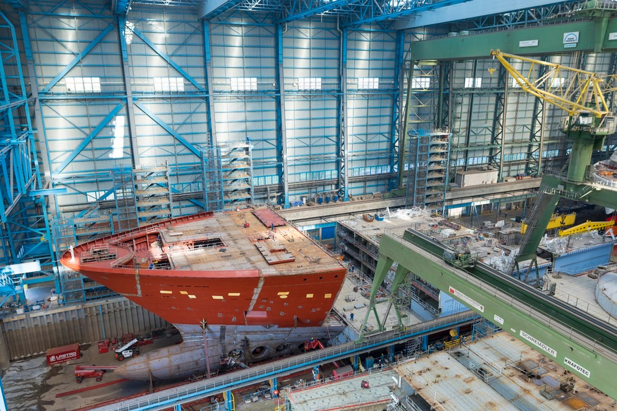 New Spectrum of the Seas construction progress photos 
