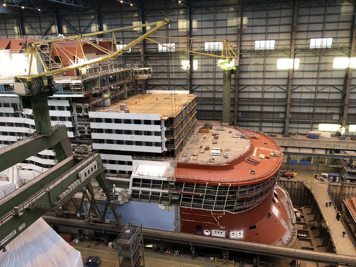 Royal Caribbean releases Spectrum of the Seas construction October