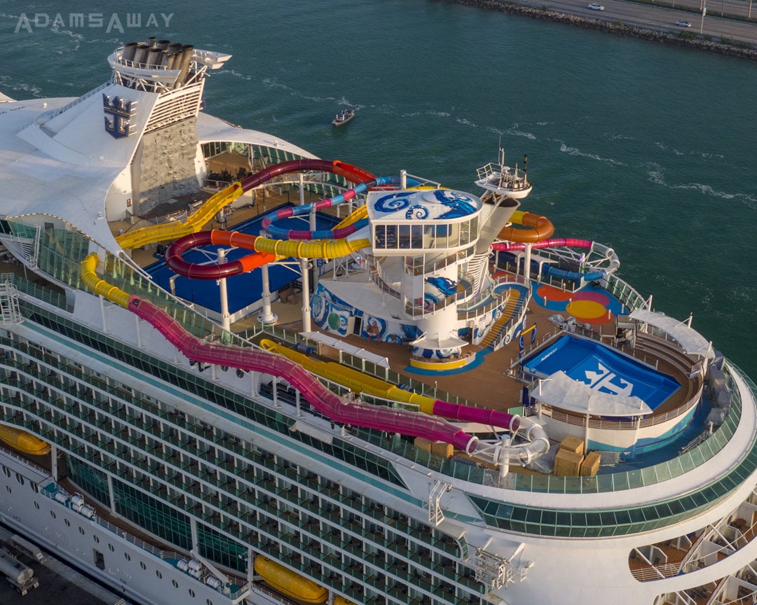 Aerial photos of revitalized Navigator of the Seas | Royal Caribbean Blog