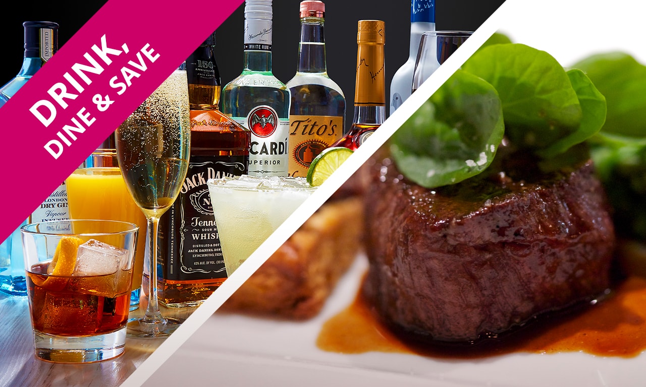 Spotted Deluxe Beverage and Ultimate Dining Package combo Royal