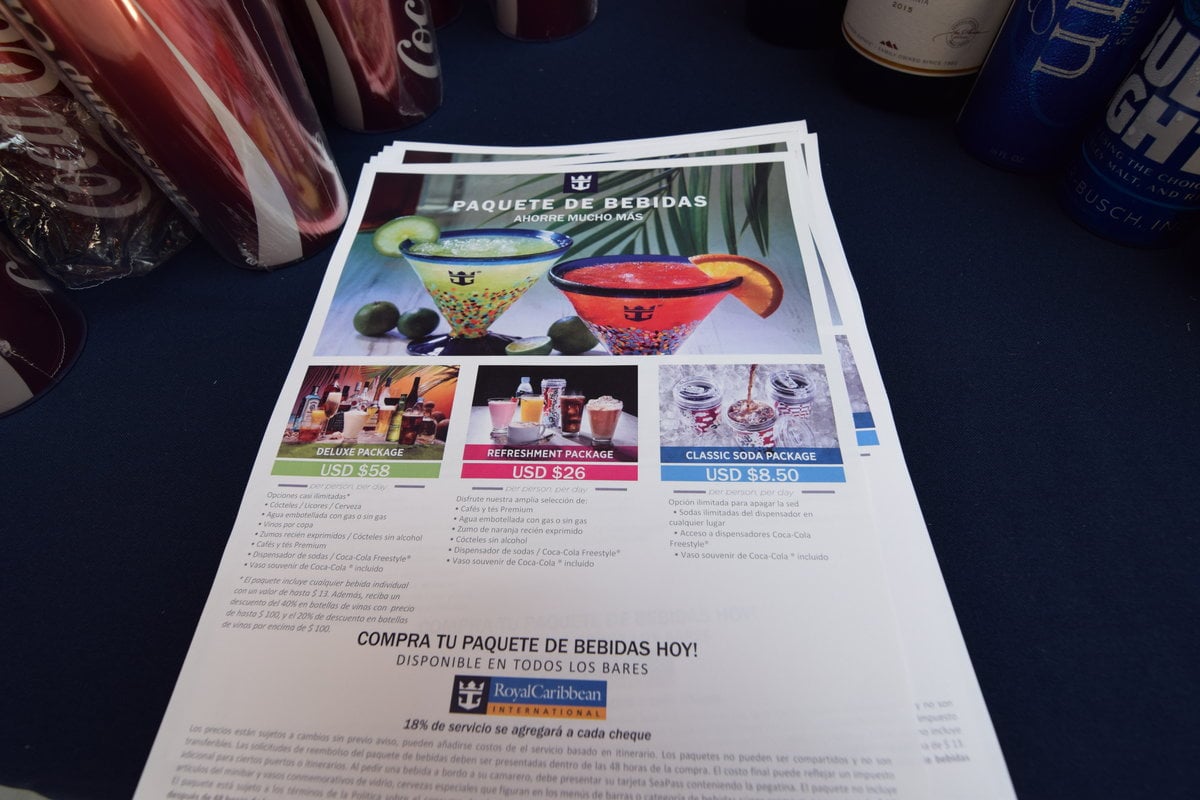 Royal Caribbean testing new unlimited alcohol package rule that