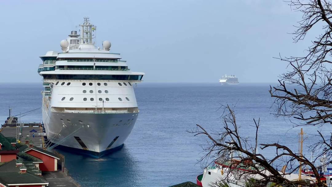 Photos: Royal Caribbean cruise ship brings needed supplies to St. Vincent following volcano eruption | Royal Caribbean Blog