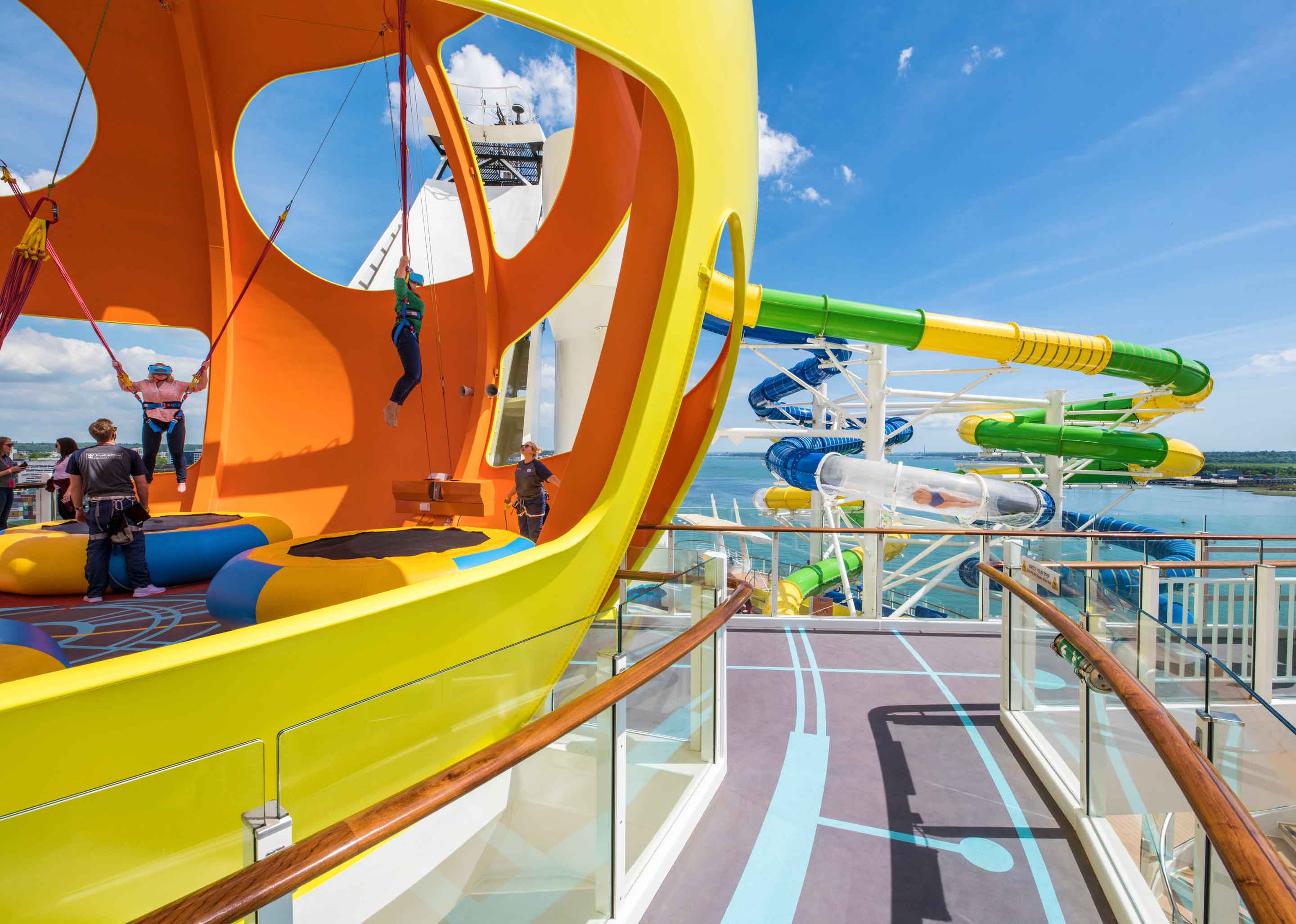 celebrity cruise ships with water slides