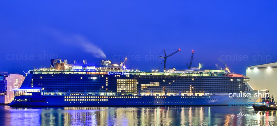 Cruises From Southampton >> Beautiful Ovation of the Seas float out photos | Royal Caribbean Blog Cruises From Southampton >> Beautiful Ovation of the Seas float out photos | Royal Caribbean Blog