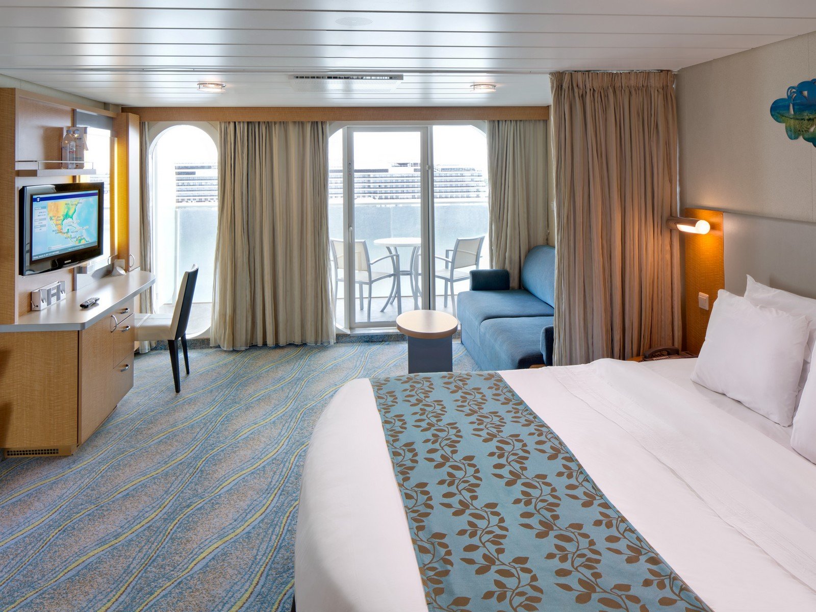cruise ship staff bedroom