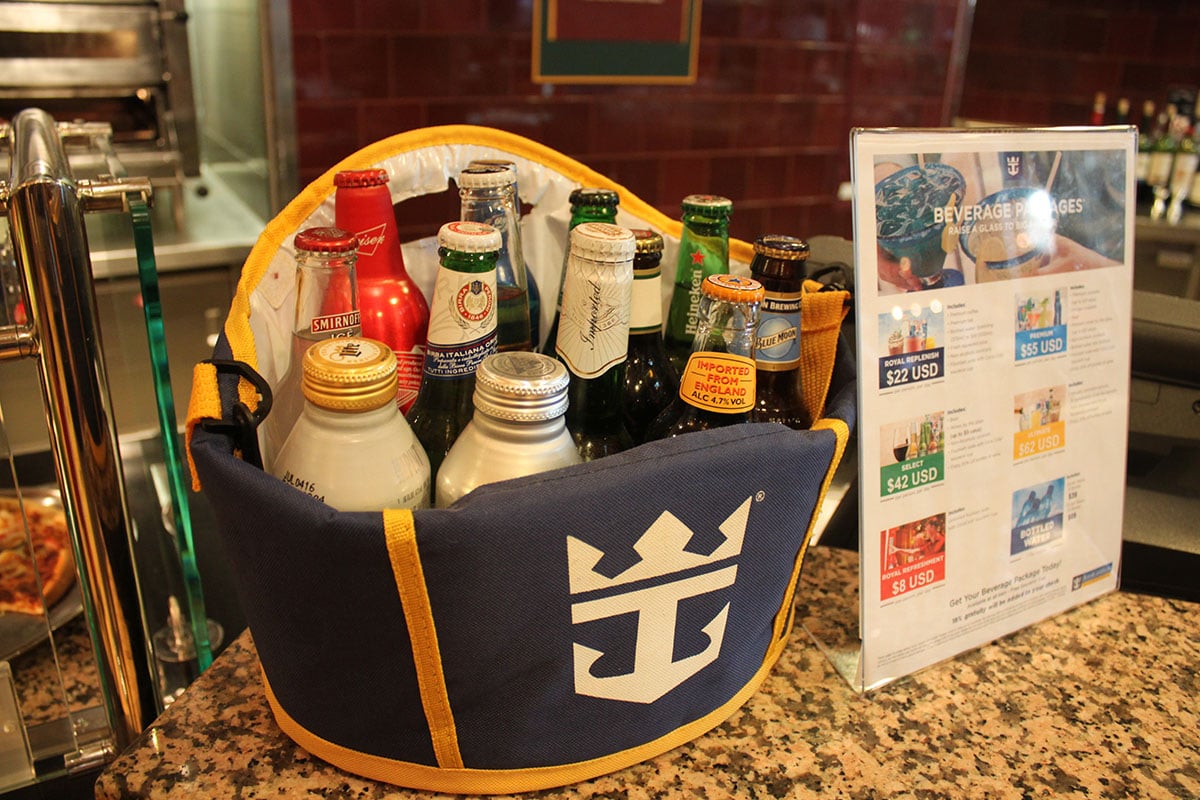 Spotted New Royal Caribbean unlimited alcohol package waiver Royal