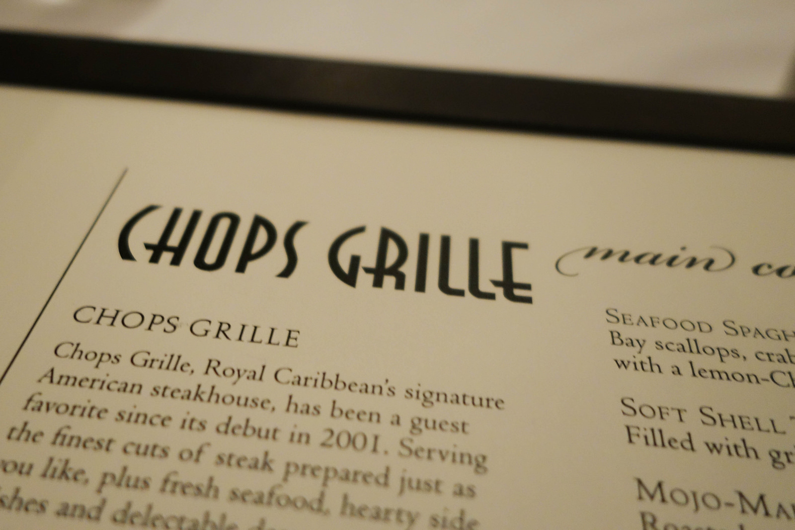 Royal Caribbean increases cover charge price to specialty restaurant