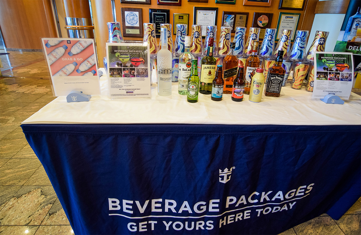 royal caribbean cruise alcohol package price