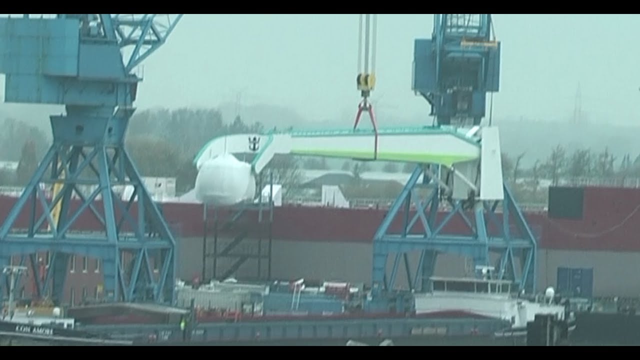 Observation pod arrives at shipyard for Odyssey of the Seas