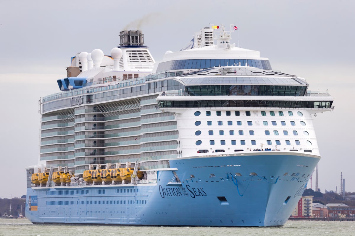 Royal Caribbean brings Ovation of the Seas the largest cruise ship ever to homeport in Hong Kong