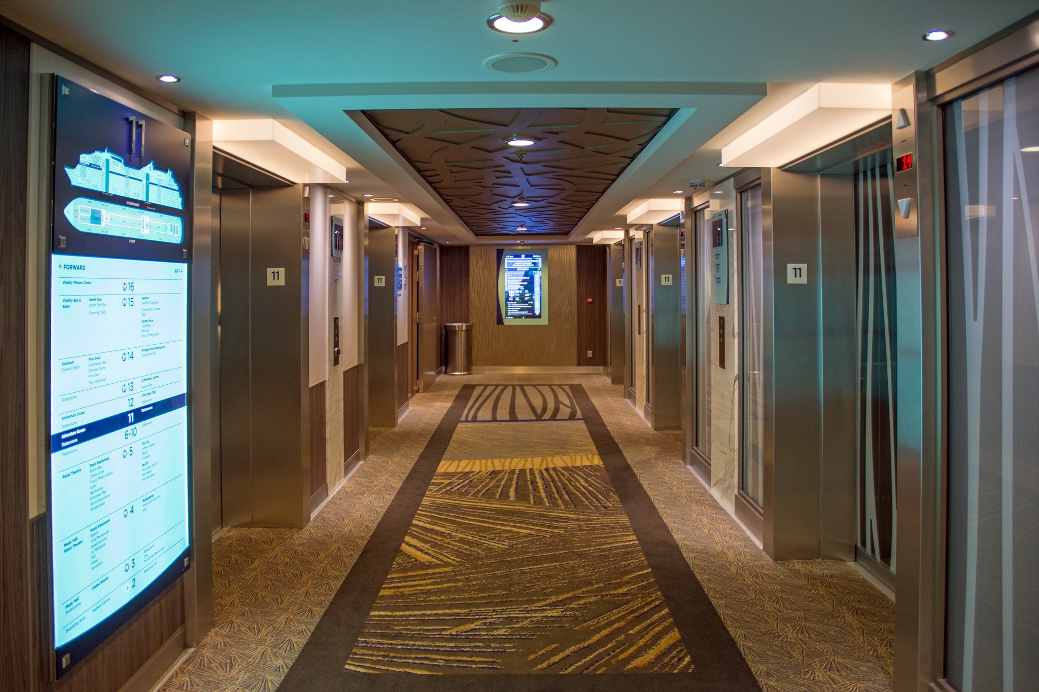 elevator on cruise ships