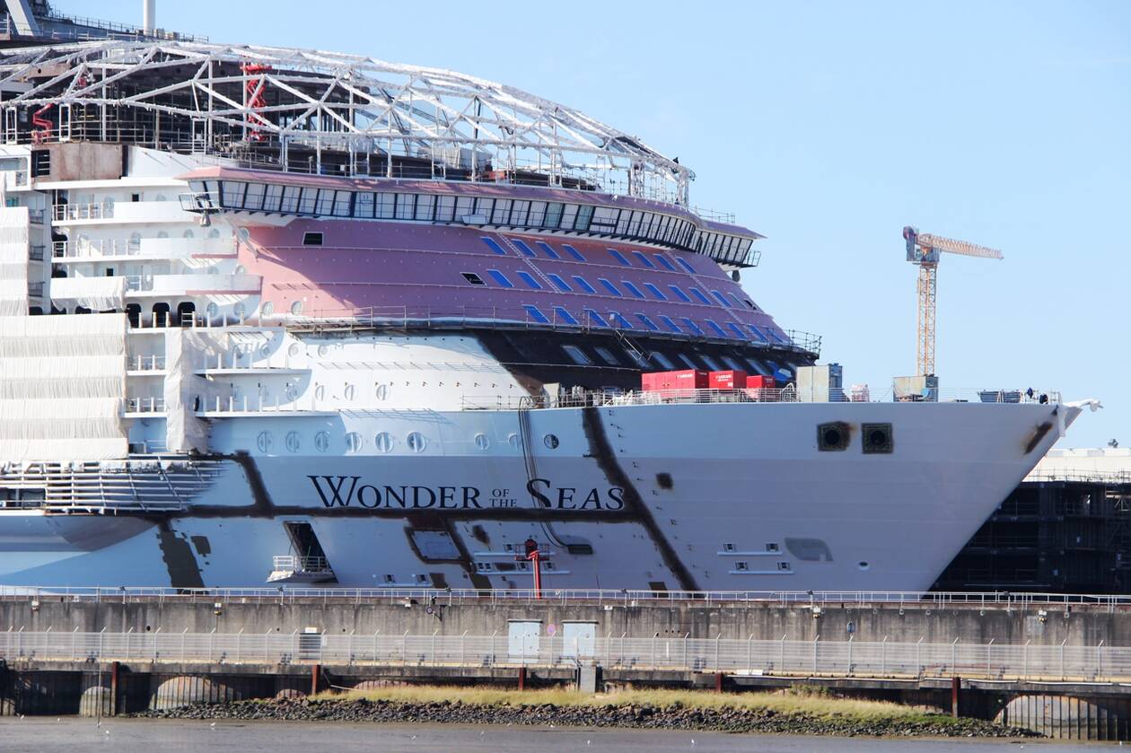Wonder of the Seas to be floated out on Friday | Royal Caribbean Blog