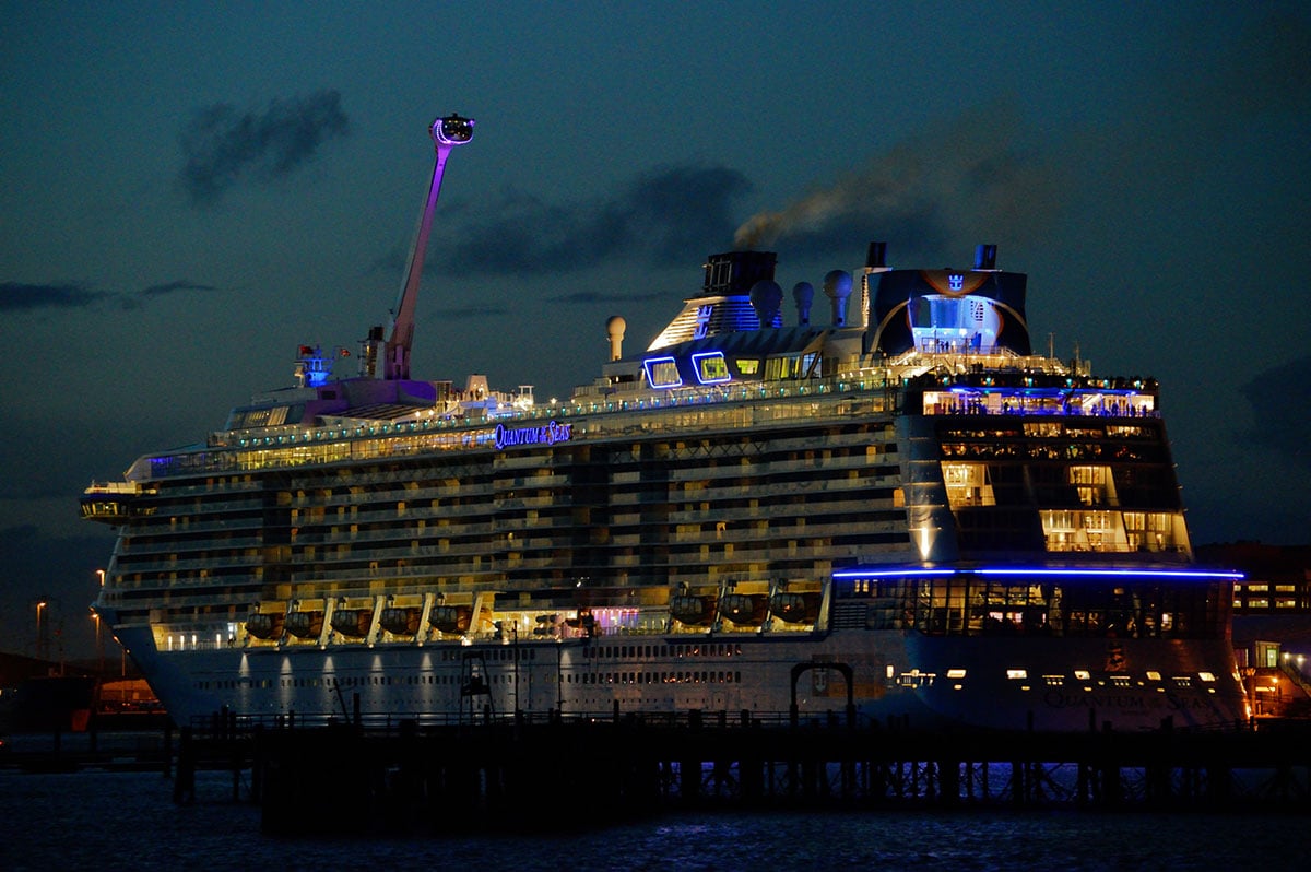 Five beautiful photos of Quantum of the Seas in Southampton | Royal