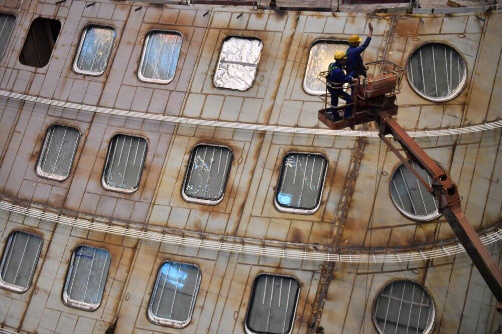 Odyssey of the Seas December construction photo update | Royal Caribbean Blog