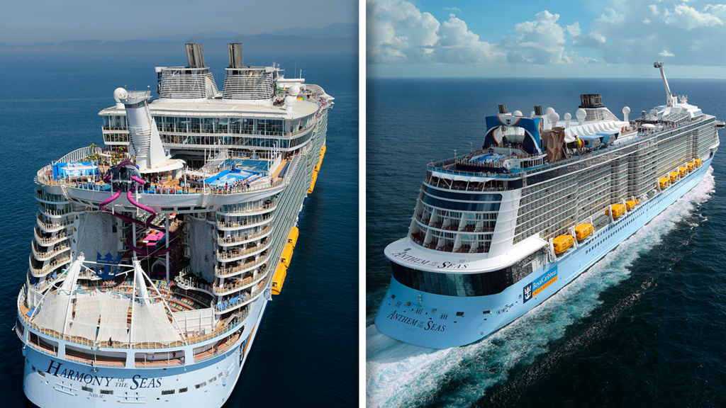 Harmony of the Seas vs. Anthem of the Seas Harmony of the Seas vs. Anthem of the Seas