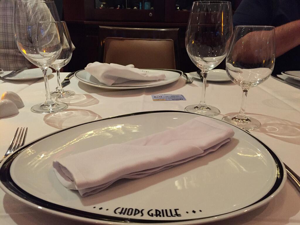 Restaurant Review Chops Grille on Freedom of the Seas Royal Caribbean Blog