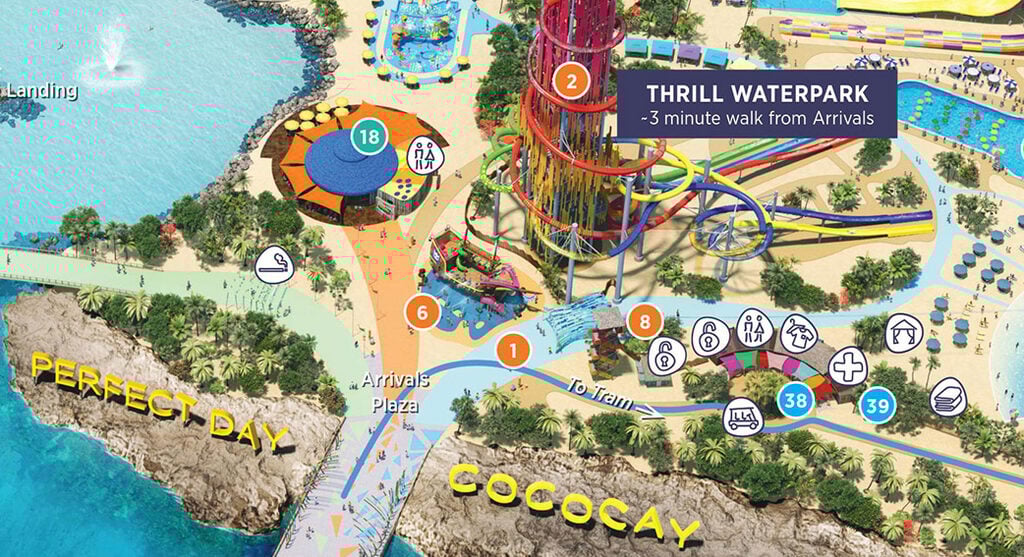 View the 2023 Perfect Day at CocoCay map  Royal Caribbean Blog