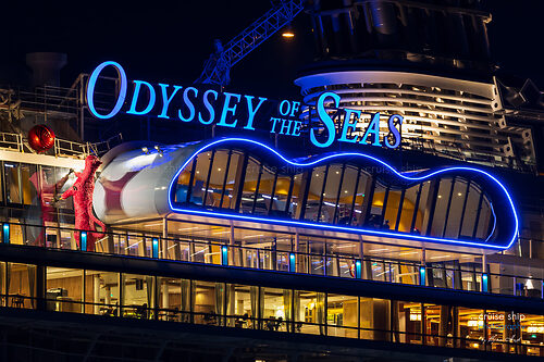 First photos from Odyssey of the Seas sea trials