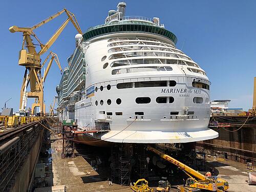 What is a cruise ship dry dock? | Royal Caribbean Blog