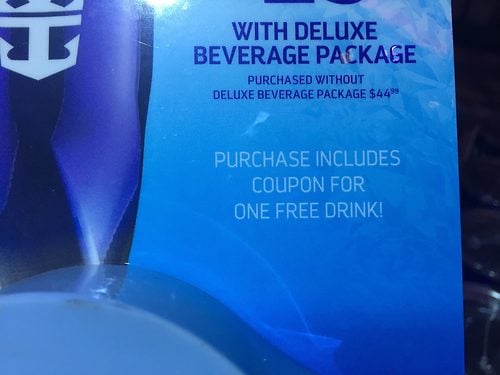 Royal caribbean drink packages coupon