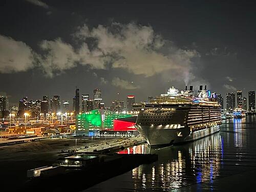 Night Look on the Royal Caribbean Anthem of the Seas - Katie's