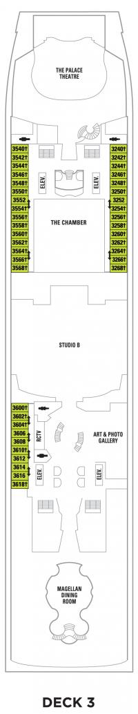 Deck 3 - Explorer of the Seas Deck Plans | Royal Caribbean Blog