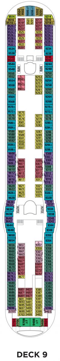 Deck 9 - Independence of the Seas Deck Plans | Royal Caribbean Blog