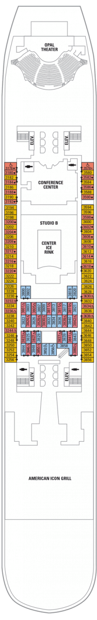 Deck 3 - Oasis of the Seas Deck Plans | Royal Caribbean Blog