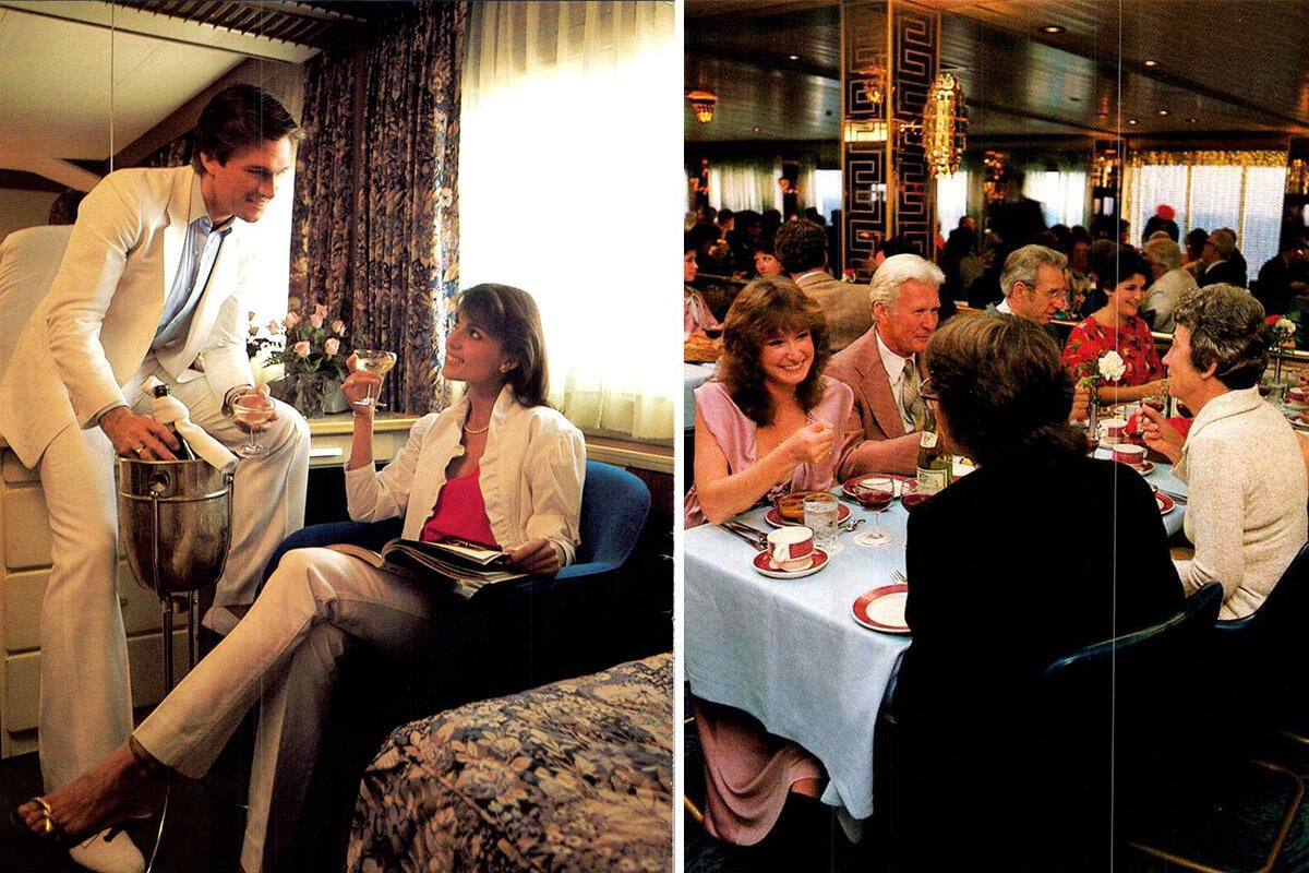 Vintage bilder viser hvordan et cruise var på 1980-tallet
