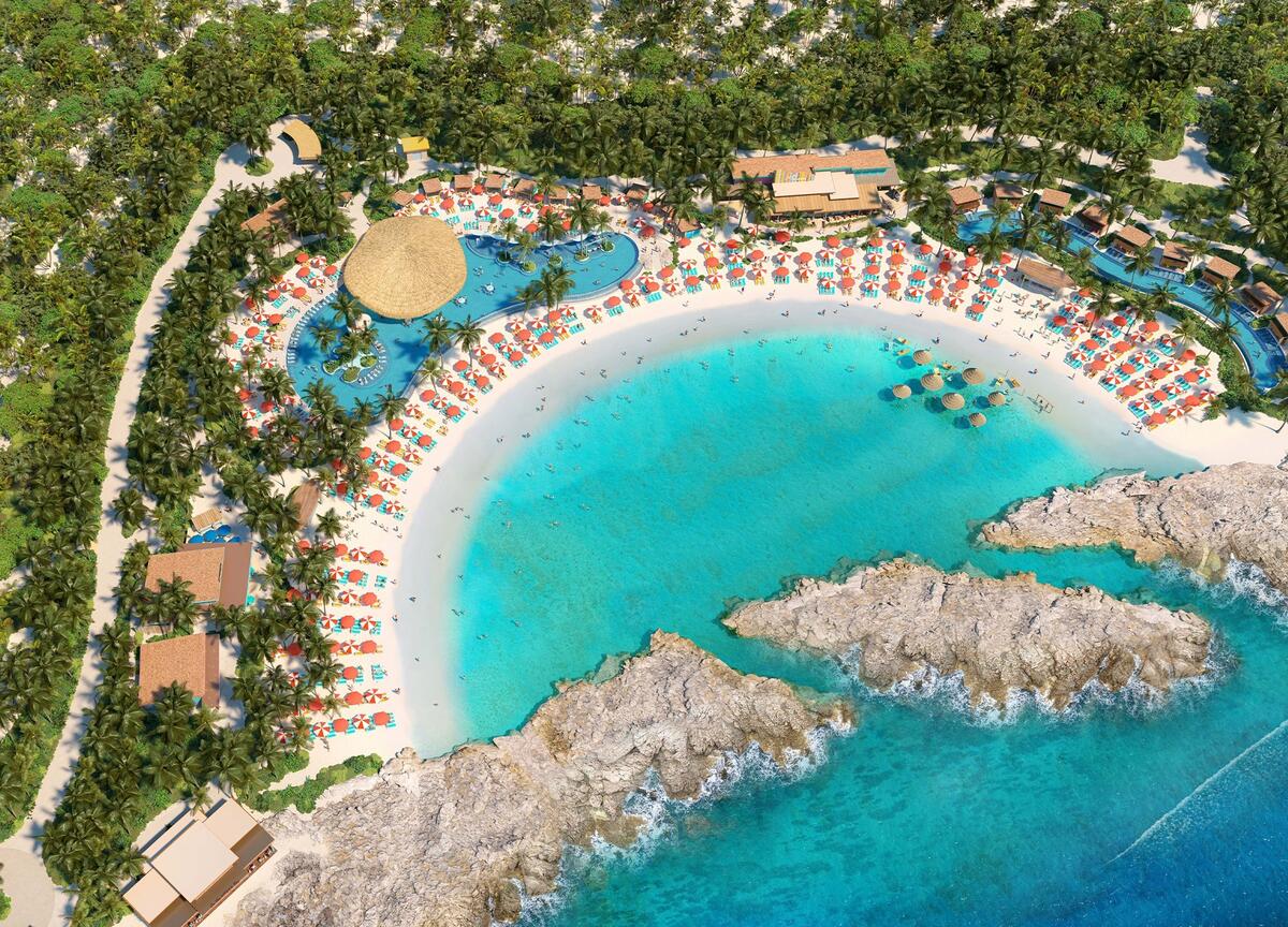 Hideaway Beach adultsonly beach at CocoCay Royal Caribbean Blog