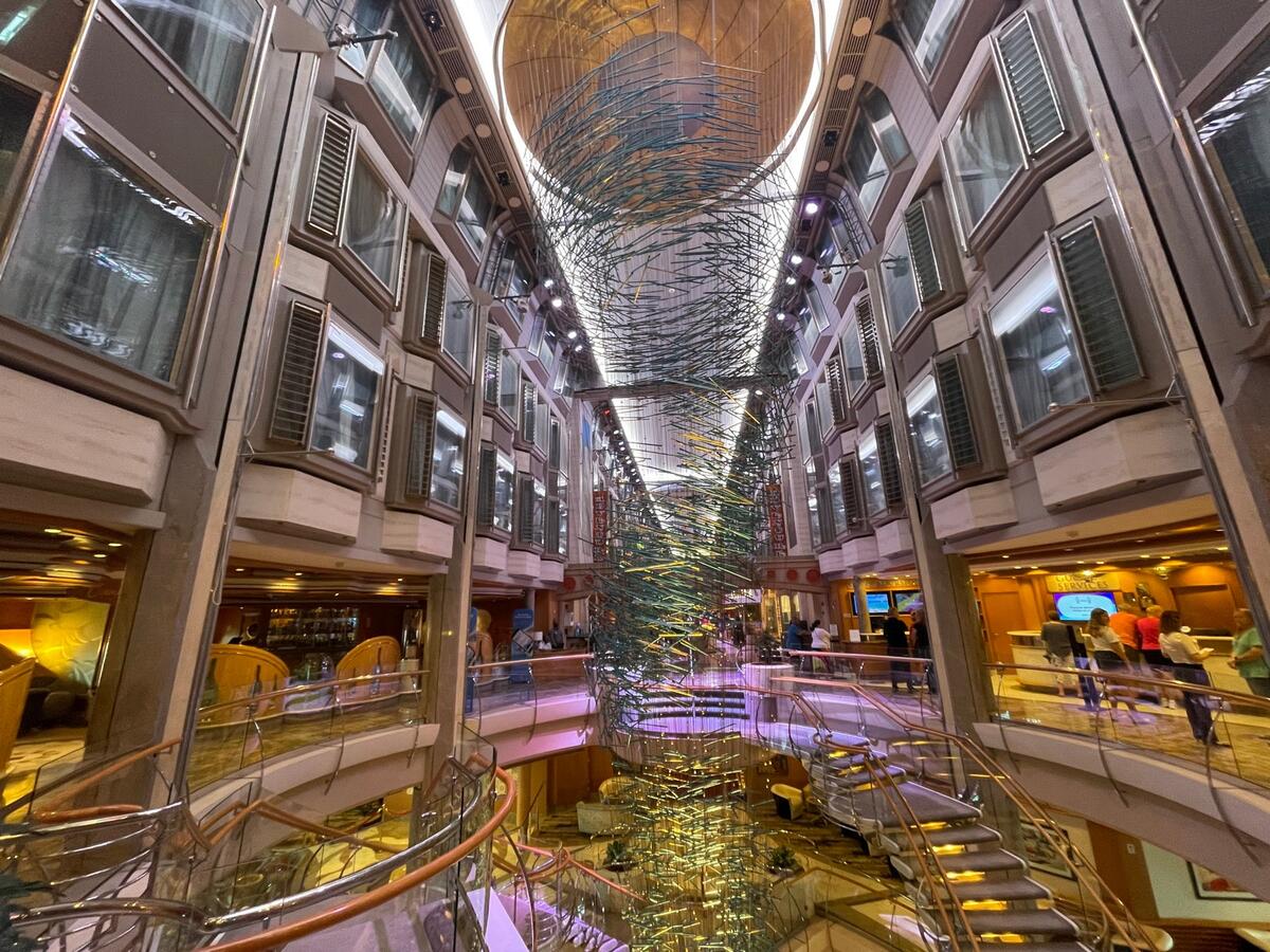 Mall inside the Royal Caribbean Navigator of the sea cruise. It was an  awesome vacati…