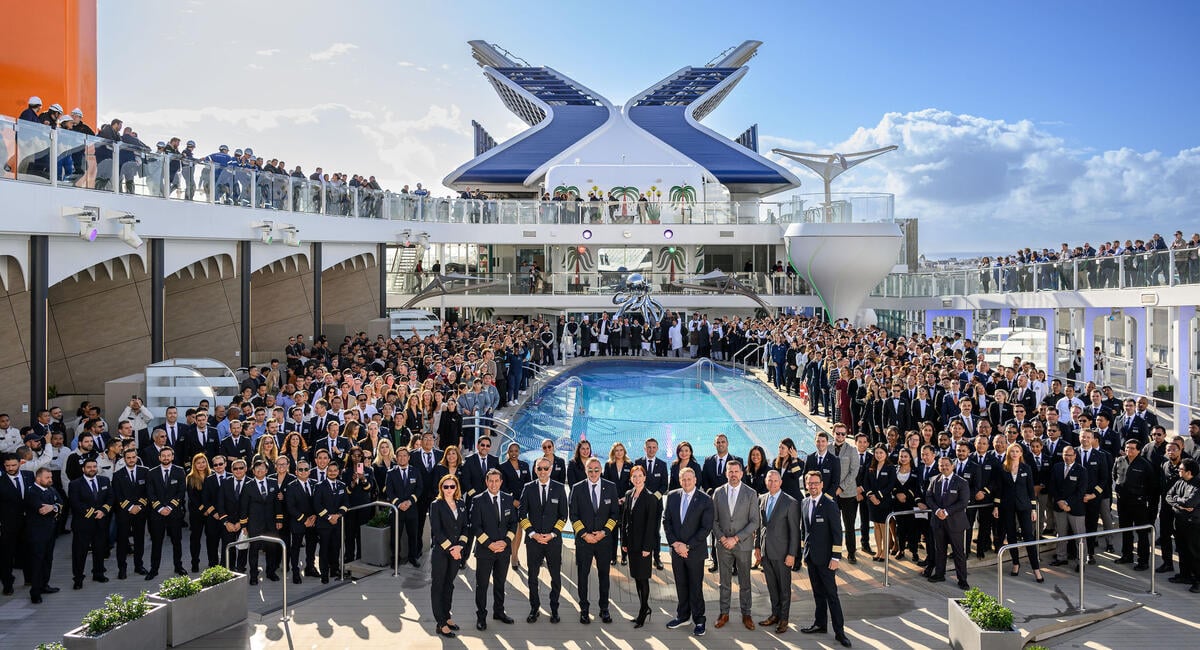 Celebrity Ascent has been delivered by the shipyard to the cruise line