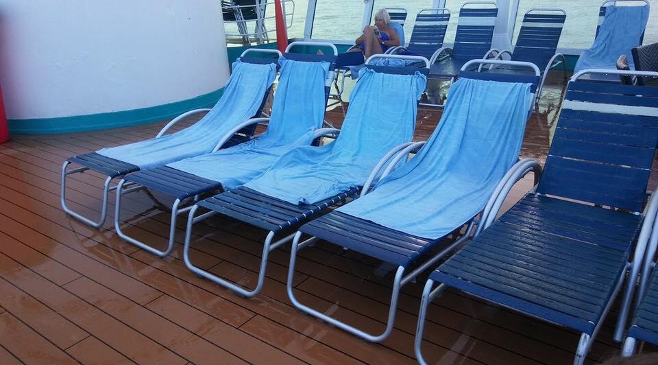Cruise ship deck outlet chairs for sale