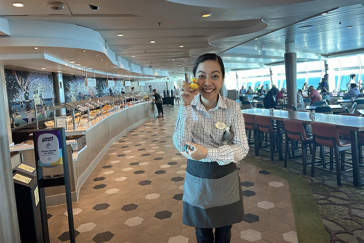 I always do 4 things on a buffet every time I cruise because I improve my meal every time