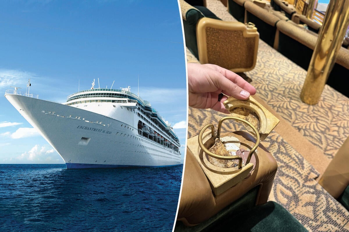 Fed up with a damaged drink holder, cruise passenger takes issues into his personal fingers