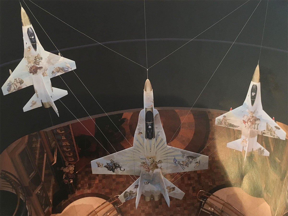 Royal Caribbean art: Fighter jets on Freedom of the Seas | Royal