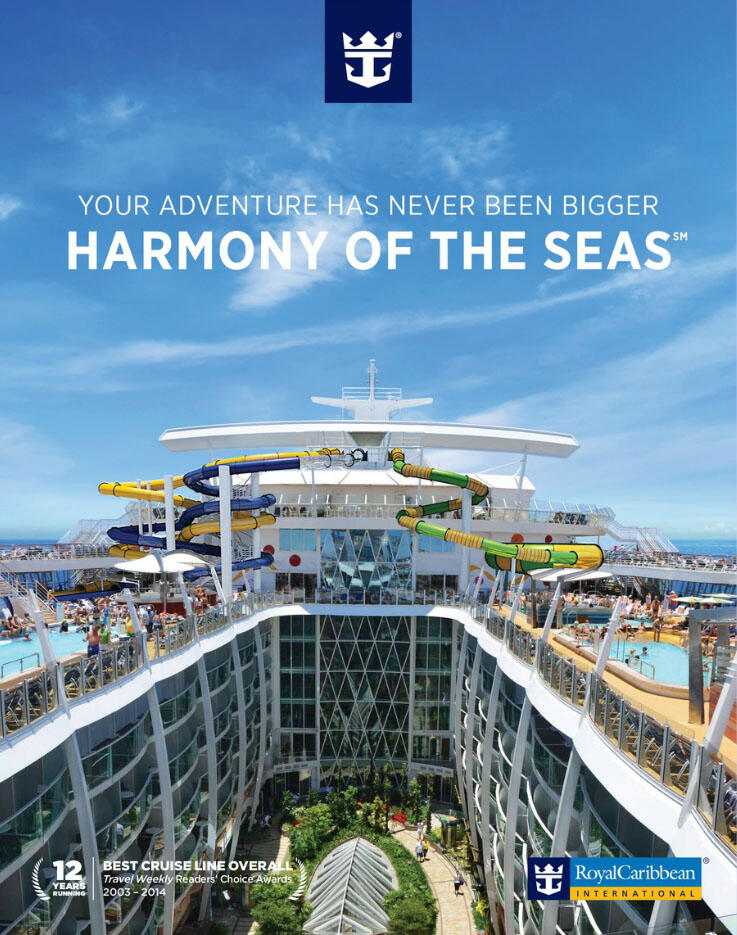 Royal Caribbean releases Harmony of the Seas brochure with hints at