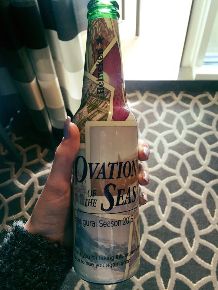 Fun Finds Ovation of the Seas beer bottles Royal Caribbean Blog