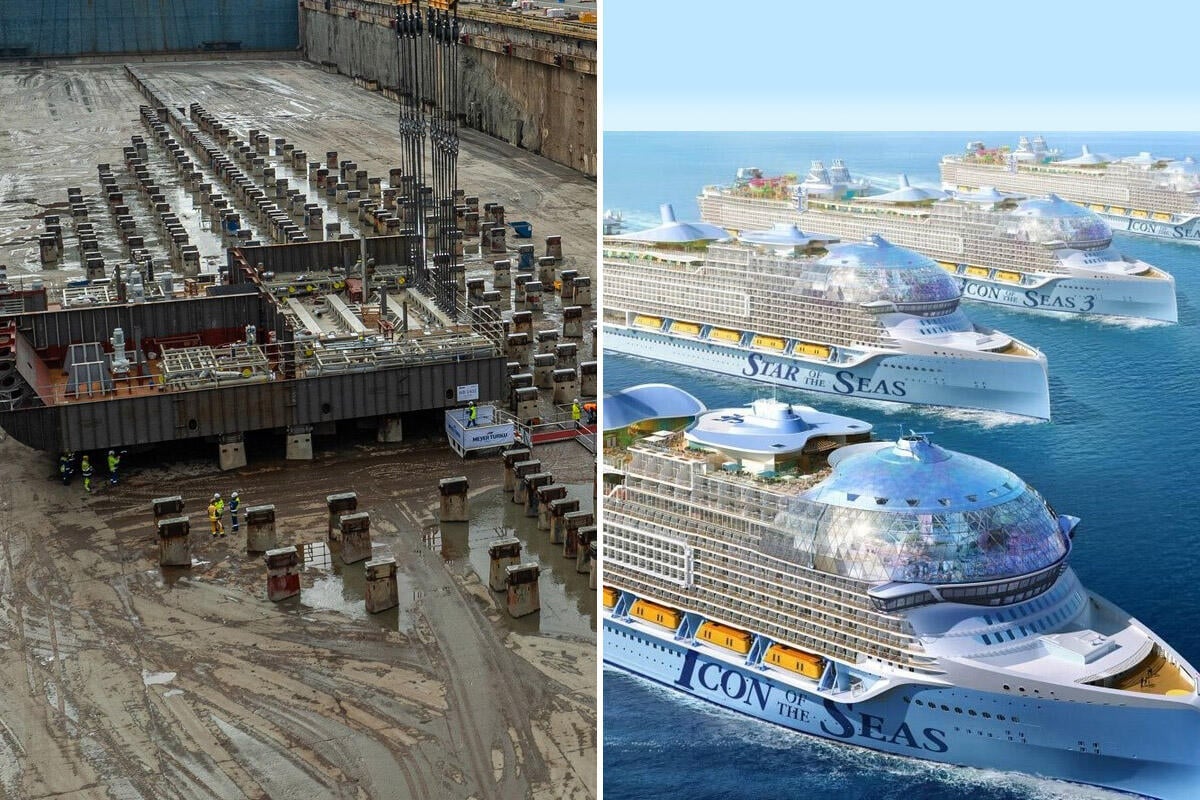 Royal Caribbean begins building of recent cruise ship that does not have a reputation but