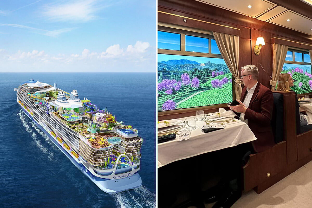 Get a first look at Royal Caribbean’s new immersive train carriage restaurant